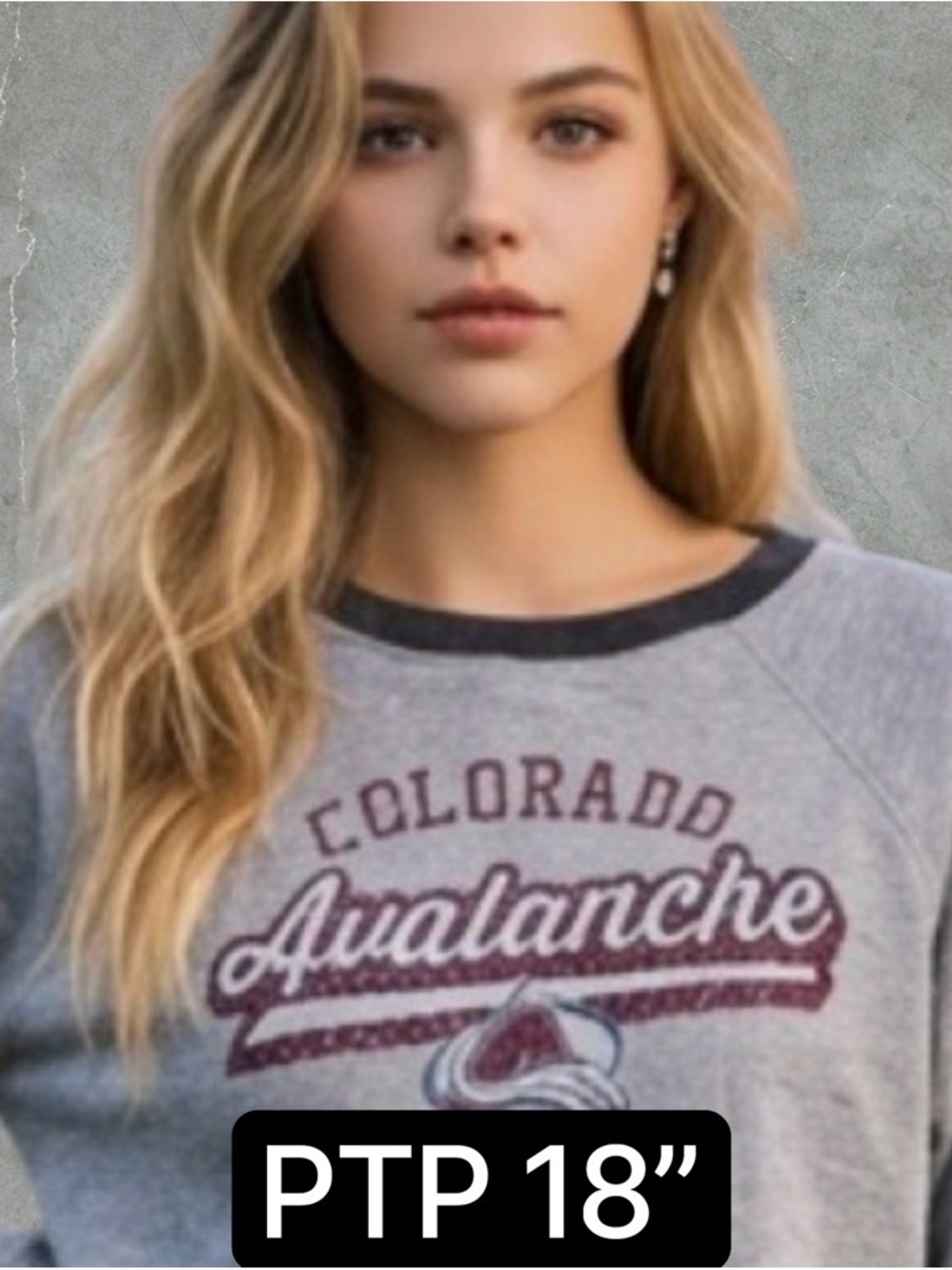 🆕Colorado Avalanche Rare Cropped Sweatshirt